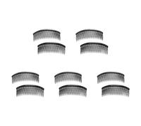 Reinscer Black Plastic 24 Teeth Hair Comb Clip Clamp 10 Pcs for Lady