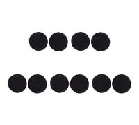 Reinscer Foam Pad Ear Pad Cover for Headphone (Black, 50mm, Packet of 10 Pcs)