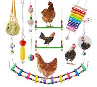 Reinscer for Hens Chicken Xylophone Toy Chicken Bridge Swing Toys Chicken Pecking Toys Chicken Mirror Toys
