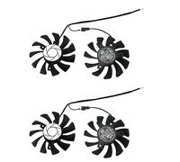 Reinscer HA8010H12F-Z 75MM 2Pin GTX1050Ti GPU Cooler DUAL Fan for GTX 1050Ti GTX-1050-Ti-4GT-OC(4Pcs)