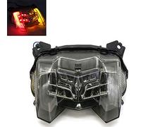 Reinscer Motorcycle Rear Tail Light Brake Turn Signals Tail Lights for MT-09 FZ-09 FZ09 MT09 2017-2019 Integrated LED Light Motorcycle Accessories(Smoke)