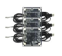 Reinscer New 3PCS 100 Degree Camera Module 1MP OV9732 1280x720 USB Free Driver Manual Focus,with 3 Meter Cable for WinXP/7/8/10