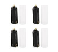 Reinscer New 4PCS 18650 Battery Tube + 4PCS AAA Battery Holder for Flashlight Torch Lamp