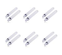 Reinscer New Professional Electronic 12pcs 365nm 9W Nail Dryer UV Lamp Light Bulb Tube Replacement Art Nail Polish Manicure