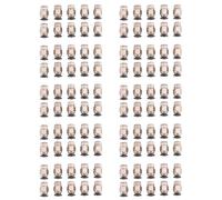 Reinscer Pc4-M10 Male Straight Pneumatic Pefe Tube Push for -V6 Fitting Connector Bowden Extruder 3D Printer (Pack of 100Pcs)