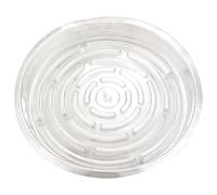 Reinscer Plant Saucers, 10 Pack of 30cm (12 Inch), Transparent Flower Pot Drip Trays for Indoor & Outdoor Plants Garden Clear