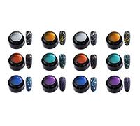 Reinscer Pulling Line Nails Art Silk 12 Pcs Line Painting Soak Wire Drawing Elasticity Off Lacquer Long Lasting DIY UV Nail Gel