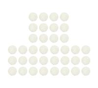 Reinscer Round Paper Fiber Woven Place Mats Decorative Braided Natural Mat Holidays Parties Decor 15 Inch Set of 36 (White)