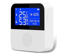 Reinscer Smart Thermometer Hygrometer, WiFi Temperature and Humidity Monitor with 2.9 Inch LCD Display, Indoor Humidity Meter