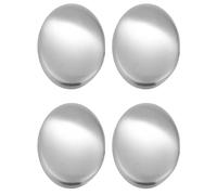 Reinscer Stainless Steel Soap， Odor Remover Hand Bar Kitchen Eliminating Smells Onion, Garlic, and Other Strong Scents 4 Pack