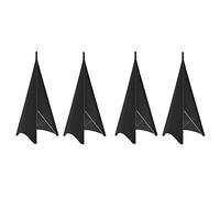 Reinscer Universal Dj Light Speaker Stand Skirt Tripod Scrim Cover with Stretchable Polyester Material, 4 Pcs