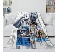 REIPOL Messi Fuzzy Blanket - Football Air Conditioner Blanket Birthday Gift for Hubby Boyfriend Girlfriend Neighbor - Bedding Living Room Decor 50x60inch(127x152cm)