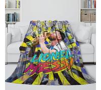 REIPOL Messi Fuzzy Blanket - Football Air Conditioner Blanket Birthday Gift for Hubby Boyfriend Girlfriend Neighbor - Bedding Living Room Decor 80x90inch(200x230cm)