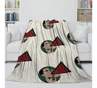 REIPOL Ronaldo Plush Blanket - Football Throws Birthday Gift for Sister Brother Nephew Niece Colleague - Multi-purpose Useful Addition To Sofa Bed Chair Decor 70x80inch(180x200cm)