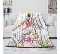 REIPOL Ronaldo Plush Blanket - Football Throws Birthday Gift for Sister Brother Nephew Niece Colleague - Multi-purpose Useful Addition To Sofa Bed Chair Decor 40x50inch(100x130cm)