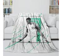 REIPOL Ronaldo Plush Blanket - Football Throws Birthday Gift for Sister Brother Nephew Niece Colleague - Multi-purpose Useful Addition To Sofa Bed Chair Decor 40x50inch(100x130cm)
