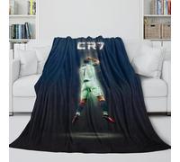 REIPOL Ronaldo Soft Blanket - Football Blanket Birthday Gift for Hubby Boyfriend Girlfriend Neighbor - Trendy Blanket Brightens Up The Room With The Vivid Colours 60x80inch(150x200cm)