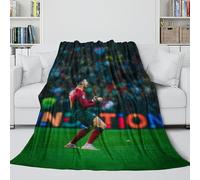 REIPOL Ronaldo Soft Fleece Blanket - Football Ultra Soft Plush Throws Like A Hug In A Blanket - for Sofa Bed Decor - Soft Cozy Throws for Kids Teens Adults - Gift for Yourself 40x50inch(100x130cm)