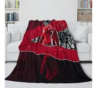 REIPOL Ronaldo Trendy Blanket - Football Cozy Throws Birthday Gift for Sister Brother Nephew Niece - Soft Blanket For Putting Your Phone Down And Have A Nice Nap 50x60inch(127x152cm)