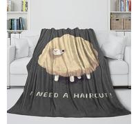 REIPOL Sheep Soft Fuzzy Blanket - 3D Printed Blanket for Kids Teens Adults - Trendy Throws Brightens Up The Room With The Vivid Colours - Christmas Birthday Wedding Gift 60x80inch(150x200cm)