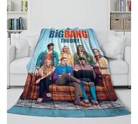 REIPOL The Big Bang Theory Cozy Blanket - TV Series Blanket for Sofa Bed Chair Crib - Blanket for Birthday Gift for Hubby Boyfriend Girlfriend Neighbor All Seasons 70x80inch(180x200cm)