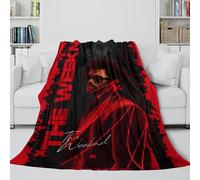 REIPOL The Weeknd Cozy Blanket - Music Star Washable Fleece Blanket Birthday Gift for Hubby Boyfriend Girlfriend Neighbor - Sofa Bed Office Decor 70x80inch(180x200cm)