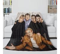 REIPOL Westlife Flannel Blanket - Band Fluffy Blanket Bringing Warmth And Bliss On A Wet Gloomy Day - Sofa Bed Crib - Gift for Kid Parent Hubby Boyfriend 40x50inch(100x130cm)
