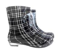 Reis Btdkcheck_Bw36 Grensho PVC Boots, Black-White, 36 Size