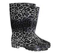 Reis Btdwild_Bs42 Grensho PVC Boots, Black-Grey, 42 Size