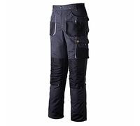 REIS FORECO-T SBJS Work Trousers for Men | Safety Trousers | Cargo | Work Pants | Cut Protection Trousers | Gray-Black-Light Gray | Size: 50