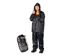 Reis KPLHELOBPXXXL Protective Rainproof Set, Black-Orange, XXXL Size