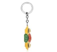 Reis of London Cenrtal Perk Friends TV Show Inspired collectors cartoon plush metal Keychain chains bag clip charm for Christmas Birthday Stocking Filler Novelty Gift Set Ideas for Kids Men Women