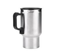 Reise-Erhitzungsschale, 12V 120w 450ml elektrischer im Auto Edelstahl Reise-Erhitzungs-Becher Kaffee-Tee-Auto