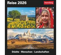 Reise Tagesabreißkalender 2026 - Kulturkalender - Städte, Menschen, Landschaften: Kalender für jeden Tag mit faszinierenden Bildern fremder Kulturen, ... Orten aus aller Welt. Tischkalender 2026