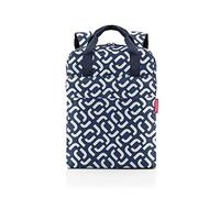 reisenthel Allday Backpack M - Versatile Backpack for Everyday Use, Travel, Shopping or Work - Water-Repellent, Hand Luggage Approved, Signature Navy, 15