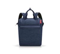 reisenthel Allrounder R Twist Navy Backpack and Carry Bag in One with Pocket for Travel Trolleys