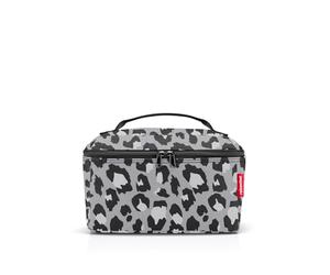 reisenthel Beautycase Square Toiletry Bag Luggage Organiser Cosmetic Bag, Leo Nero, Standard Size, Beauty case