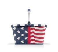 reisenthel carrybag stars & stripes - Sturdy shopping basket with plenty of storage space and practical inner pocket - Elegant and water-repellent design