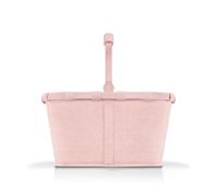 reisenthel Carrybag Sturdy Shopping Basket with Lots of Storage Space and Practical Inner Pocket - Elegant and Water-Repellent Design, Frame Twist Blush, 22 litres, carrybag Frame Twist Blush