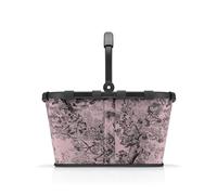 reisenthel Carrybag Sturdy Shopping Basket with Lots of Storage Space and Practical Inner Pocket - Elegant and Water-Repellent Design, Jacquard Rose, 48 x 29 x 28 cm (B x H x T)