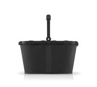 reisenthel Carrybag Sturdy Shopping Basket with Lots of Storage Space and Practical Inner Pocket - Elegant and Water-Repellent Design, Mesh Black., 48x29x28 cm