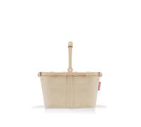reisenthel Carrybag XS Frame Cord Sand - Sturdy Shopping Basket with Practical Inner Pocket - Elegant and Water-Repellent Design