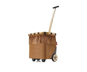 reisenthel Carrycruiser Western - Portable Shopping Trolley with Sturdy Aluminium Frame, Shoulder Strap and Removable Mesh Inner Pocket - Made of Water Resistant Material