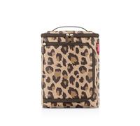 reisenthel Coolerbox - All-Round Flexible, Practical Cool Bag with Two Openings, Leo Macchiato, 23 x 30 x 14 cm, coolerbox Leo Macchiato