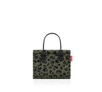 reisenthel Daily Shopper XS - The smaller version of our modern streamlined shopper - a practical rectangular crossbody handbag., Teddy Leo Olive, 27x21x14 cm