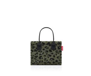 reisenthel Daily Shopper XS - The smaller version of our modern streamlined shopper - a practical rectangular crossbody handbag., Teddy Leo Olive, 27x21x14 cm