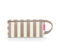reisenthel fold case Boxy Cosmetic Case: Optimal Travel Companion with Lots of Storage Space. 2 Inner Pockets for More Order, Summerstripes Coffee, Classic