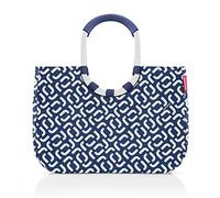 Reisenthel loopshopper L - Stabile Tasche mit praktischen Fächern aus recycelten PET-Flaschen - Charmantes und wasserabweisendes Design gold