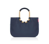 reisenthel Loopshopper L - Sturdy Bag with Practical Compartments Made from Recycled PET Bottles - Charming and Water-Repellent Design Gold, Midnight Gold, Large