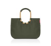 reisenthel Loopshopper L - Sturdy Bag with Practical Compartments Made from Recycled PET Bottles - Charming and Water-Repellent Design Gold, Forest Gold, L, casual modern